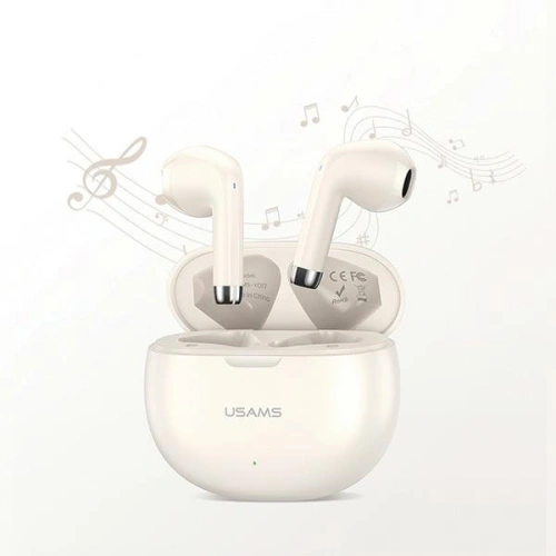Słuchawki bezprzewodowe douszne USAMS Rhymbo Series US-YO17 Bluetooth 5.3 TWS czarny/black