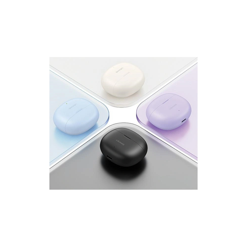 Hurtownia GSM - Słuchawki bezprzewodowe douszne USAMS Rhymbo Series US-YO17 Bluetooth 5.3 TWS fioletowy/purple - USA1128 - {ean13} - Hurt