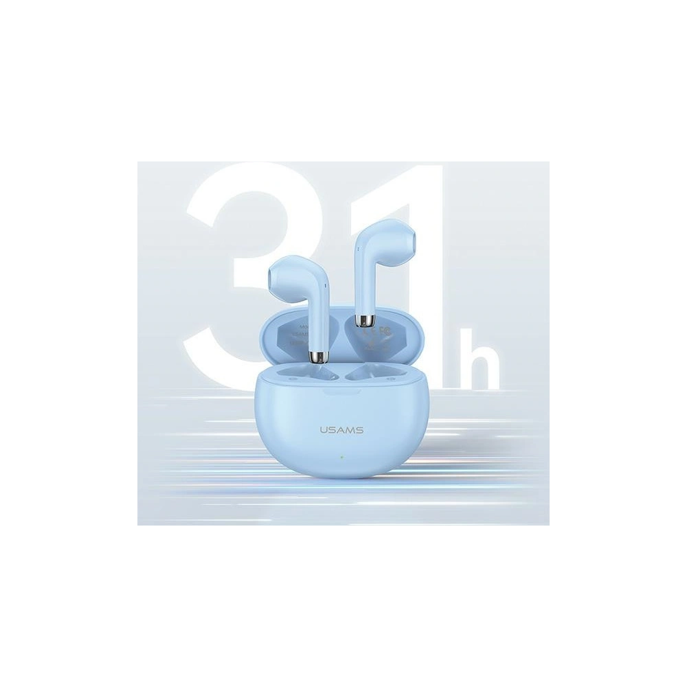Hurtownia GSM - Słuchawki bezprzewodowe douszne USAMS Rhymbo Series US-YO17 Bluetooth 5.3 TWS niebieski/blue - USA1129 - {ean13} - Hurt