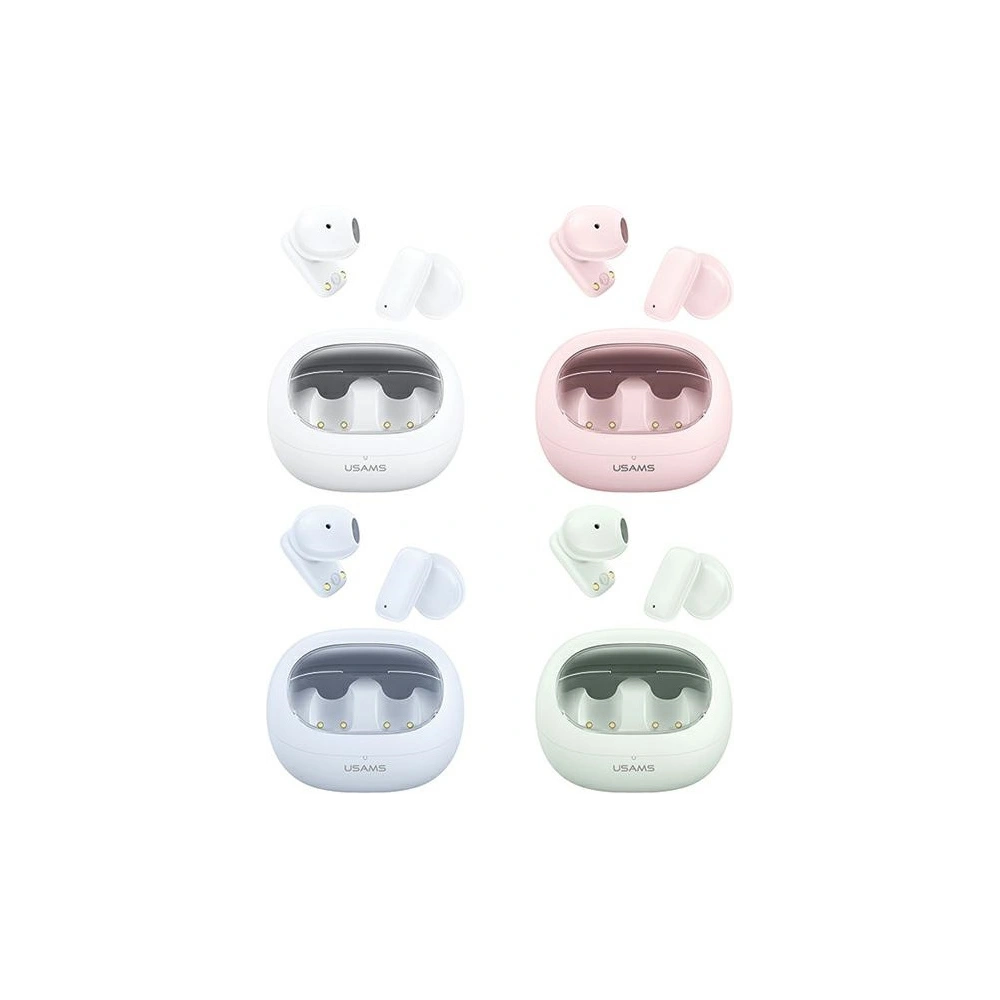 Hurtownia GSM - Bezdrátová sluchátka do uší USAMS TD Series TD22 Bluetooth 5.3 TWS bílá/white - USA1130 - {ean13} - Hurt