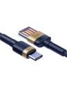 Hurtownia GSM - Kabel USB-C Baseus Cafule Huawei SuperCharge, QC 3.0, 5A 1m (granatowo-złoty) - BSU694BLUGLD - {ean13} - Hurt