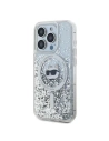 Hurtownia GSM - Etui Karl Lagerfeld KLHMP13LLGCHSGH Apple iPhone 13 / 13 Pro hardcase Liquid Glitter Choupette Head Magsafe transparent - KLD2068 - {ean13} - Hurt