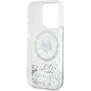 Hurtownia GSM - Case Karl Lagerfeld KLHMP13LLGCHSGH Apple iPhone 13 / 13 Pro Hardcase Liquid Glitter Choupette Head Magsafe transparent - KLD2068 - {ean13} - Hurt