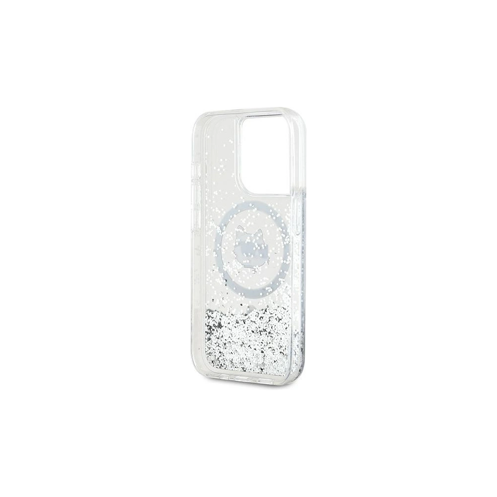 Hurtownia GSM - Etui Karl Lagerfeld KLHMP13LLGCHSGH Apple iPhone 13 / 13 Pro hardcase Liquid Glitter Choupette Head Magsafe transparent - KLD2068 - {ean13} - Hurt