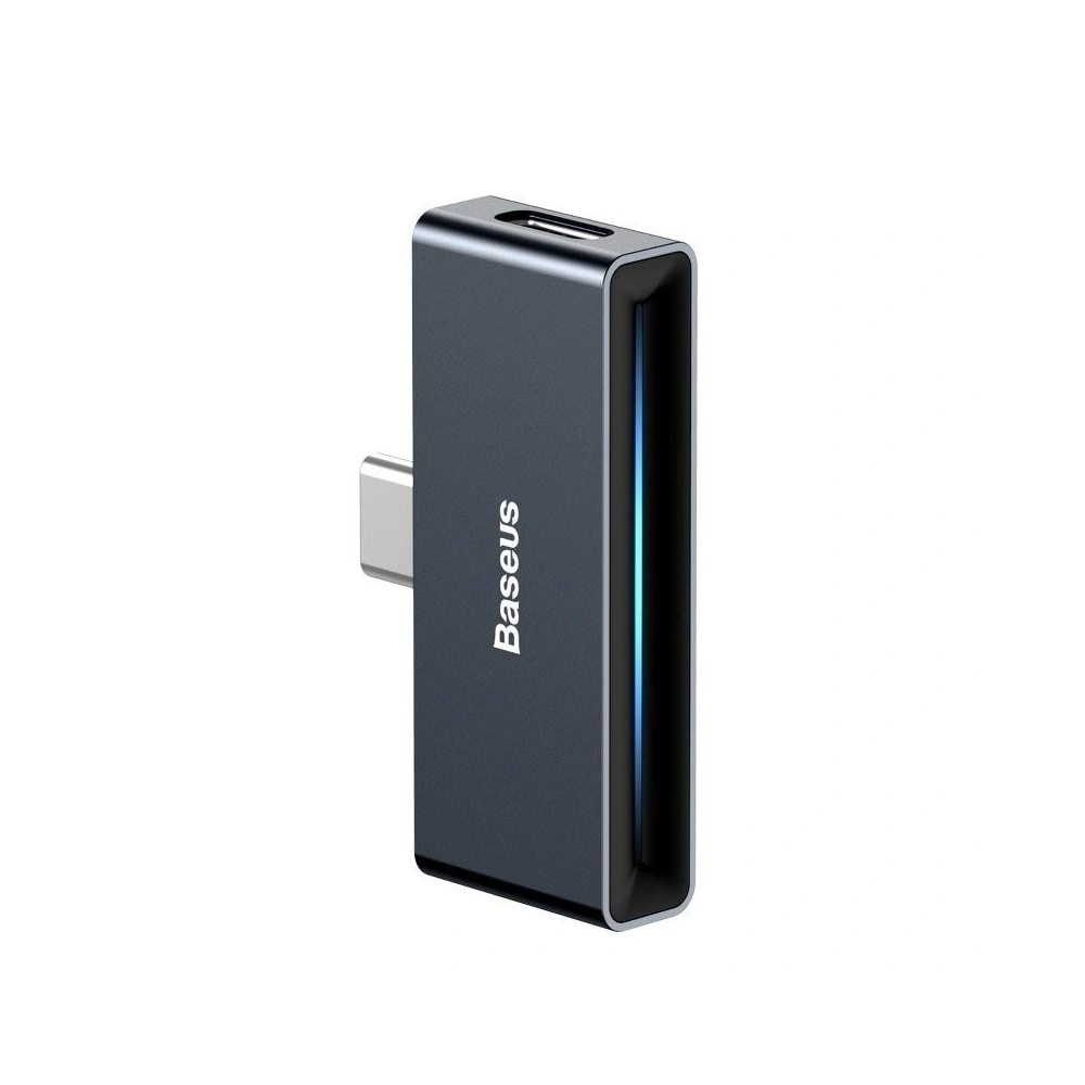 Hurtownia GSM - Adapter audio Baseus L57 USB-C na USB-C + minijack 3,5mm, QC 3.0, PD (czarny) - BSU695BLK - {ean13} - Hurt