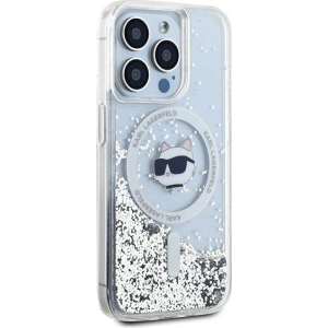 Hurtownia GSM - Etui Karl Lagerfeld KLHMP13XLGCHSGH Apple iPhone 13 Pro Max hardcase Liquid Glitter Choupette Head Magsafe transparent - KLD2071 - {ean13} - Hurt