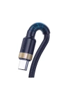 Hurtownia GSM - Kabel USB-C Baseus Cafule Huawei SuperCharge, QC 3.0, 5A 1m (granatowo-złoty) - BSU694BLUGLD - {ean13} - Hurt