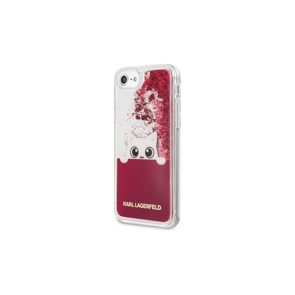 Hurtownia GSM - Karl Lagerfeld KLHCP7PABGFU Apple iPhone SE 2022/SE 2020/8/7 fushia/różowy hard case Liquid Glitter - KLD188FKS - {ean13} - Hurt