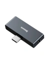 Hurtownia GSM - Adapter audio Baseus L57 USB-C na USB-C + minijack 3,5mm, QC 3.0, PD (czarny) - BSU695BLK - {ean13} - Hurt
