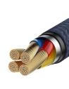 Hurtownia GSM - Kabel USB-C Baseus Cafule Huawei SuperCharge, QC 3.0, 5A 1m (granatowo-złoty) - BSU694BLUGLD - {ean13} - Hurt