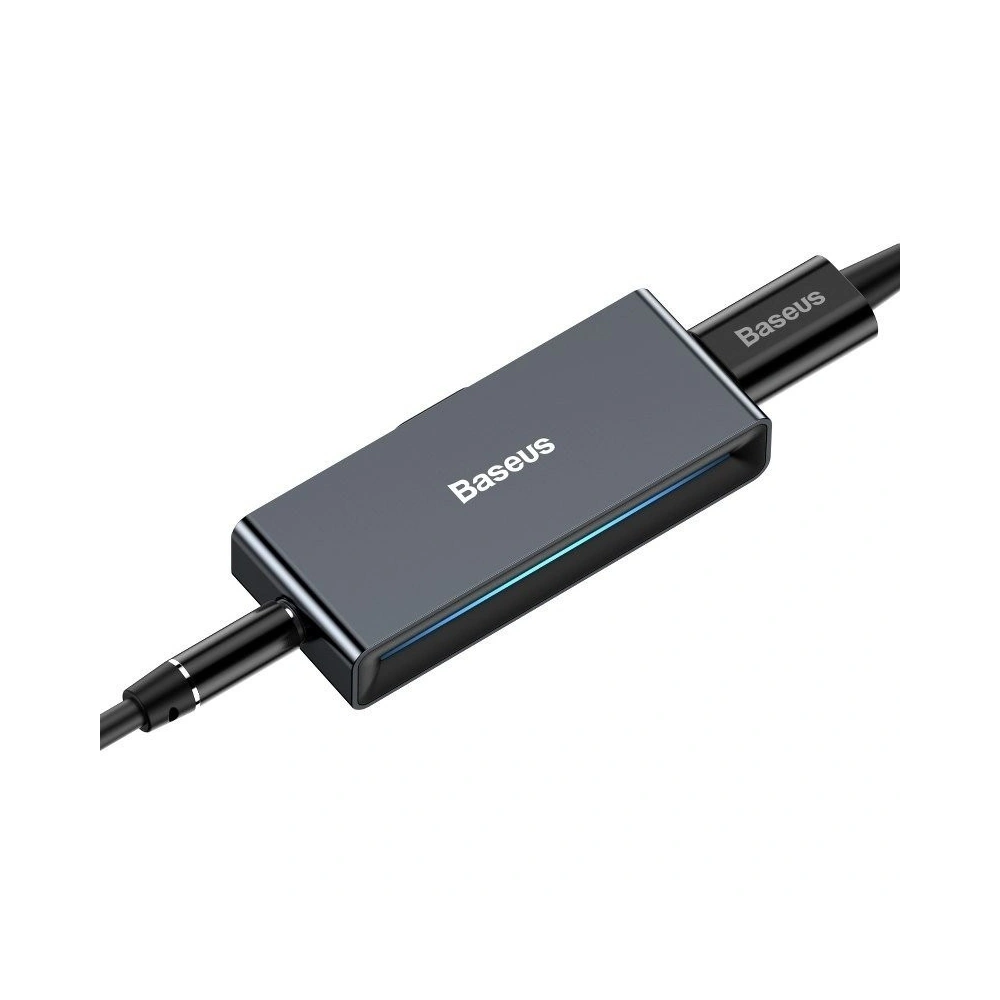 Hurtownia GSM - Adapter audio Baseus L57 USB-C na USB-C + minijack 3,5mm, QC 3.0, PD (czarny) - BSU695BLK - {ean13} - Hurt