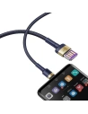 Hurtownia GSM - Kabel USB-C Baseus Cafule Huawei SuperCharge, QC 3.0, 5A 1m (granatowo-złoty) - BSU694BLUGLD - {ean13} - Hurt