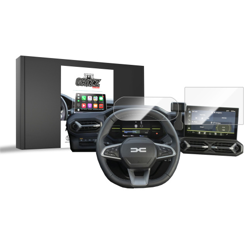 GrizzGlass Distributor - 5906146429673 - GRZ10152 - Ceramic GrizzGlass CarDisplay Protection Dacia Spring 10" 2024 [2in1] - B2B homescreen