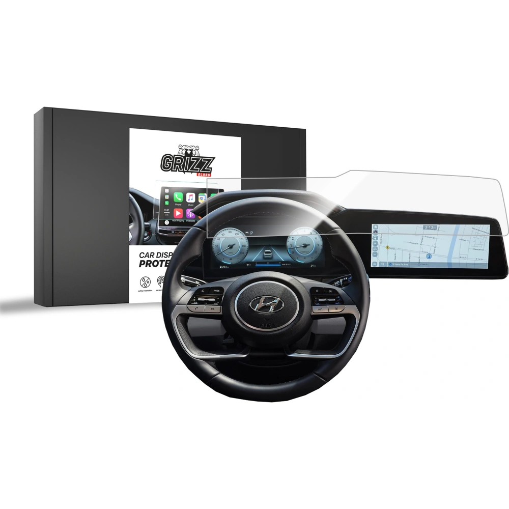 Hurtownia GSM - GrizzGlass CarDisplay Protecție Film ceramic pentru Hyundai Elantra 10,25" 2020-2024 - GRZ10154 - {ean13} - Hurt