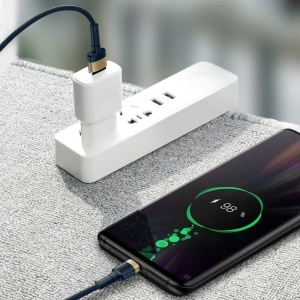 Kabel USB-C Baseus Cafule Huawei SuperCharge, QC 3.0, 5A 1m (granatowo-złoty)