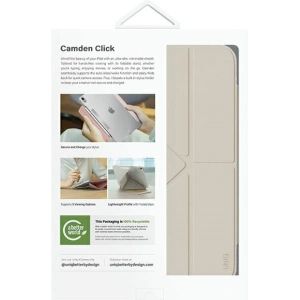 Etui UNIQ Camden Click Apple iPad Air 11" 2024 (6. generacji) beżowy/ivory