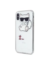 Hurtownia GSM - Karl Lagerfeld KLHCPXCFA hardcase transparent pentru iPhone X/Xs Choupette Fun - KLD189CL - {ean13} - Hurt