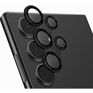 Hurtownia GSM - Glas für das Objektiv der UNIQ Optix Aluminium Kamera Linse Schutz Samsung Galaxy S24 Ultra Mitternachts Schwarz - UNIQ1167 - {ean13} - Hurt