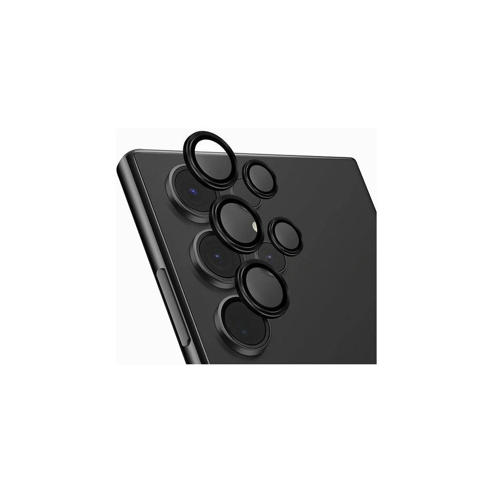 Hurtownia GSM - Sklo na objektiv fotoaparátu UNIQ Optix Aluminium Camera Lens Protector Samsung Galaxy S24 Ultra midnight black - UNIQ1167 - {ean13} - Hurt