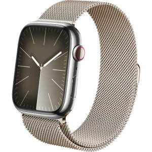Hurtownia GSM - Pasek Crong Milano Steel Apple Watch 4/5/6/7/8/9/SE/Ultra 42/44/45/49mm šampaňský - CRG774 - {ean13} - Hurt