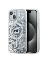 Hurtownia GSM - Etui Karl Lagerfeld KLHMP15MLGCHSGH Apple iPhone 15 Plus / 14 Plus kemény tok Liquid Glitter Choupette Head Magsafe átlátszó - KLD2083 - {ean13} - Hurt