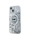 Hurtownia GSM - Etui Karl Lagerfeld KLHMP15MLGCHSGH Apple iPhone 15 Plus / 14 Plus kemény tok Liquid Glitter Choupette Head Magsafe átlátszó - KLD2083 - {ean13} - Hurt