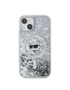 Hurtownia GSM - Etui Karl Lagerfeld KLHMP15MLGCHSGH Apple iPhone 15 Plus / 14 Plus kemény tok Liquid Glitter Choupette Head Magsafe átlátszó - KLD2083 - {ean13} - Hurt