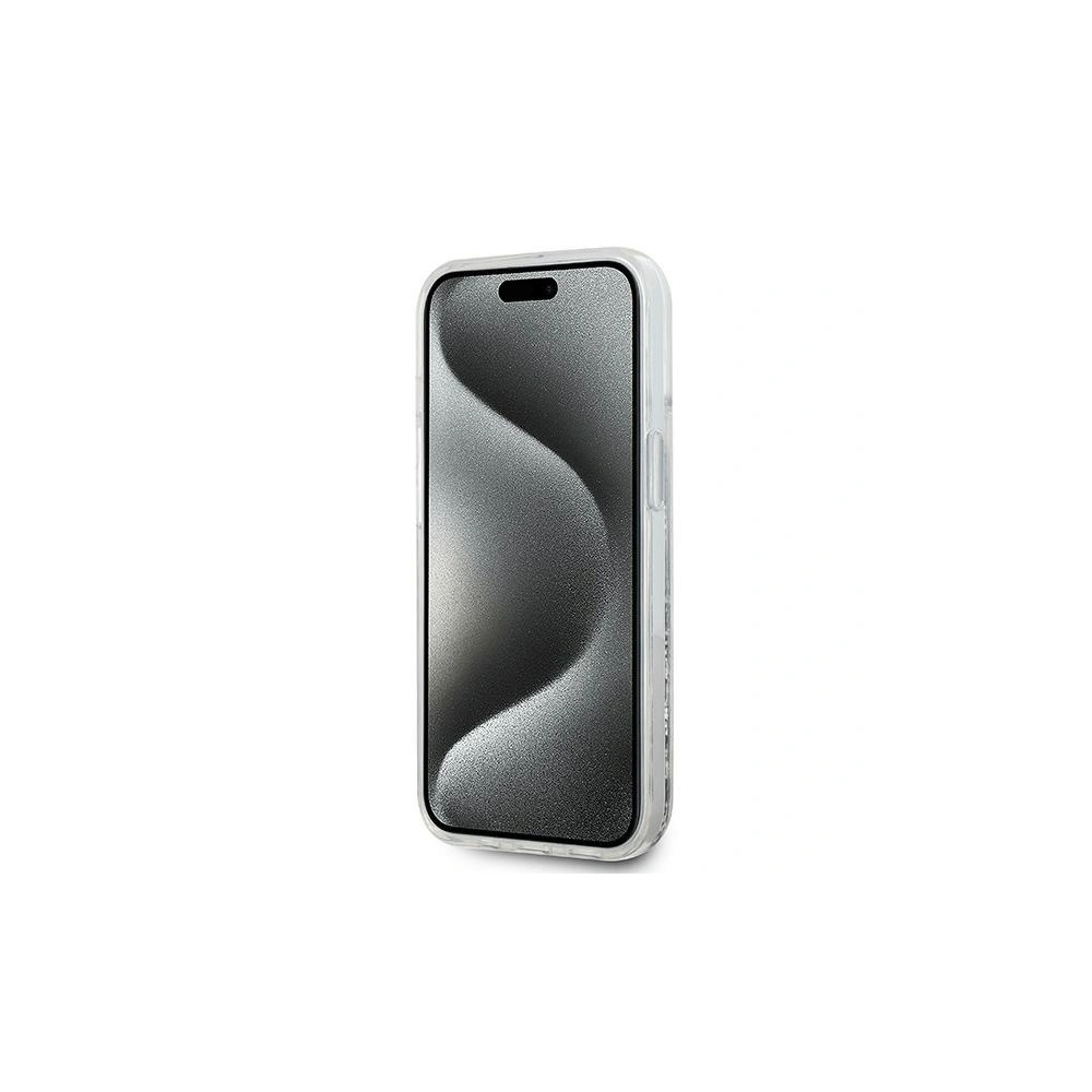 Hurtownia GSM - Etui Karl Lagerfeld KLHMP15MLGCHSGH Apple iPhone 15 Plus / 14 Plus kemény tok Liquid Glitter Choupette Head Magsafe átlátszó - KLD2083 - {ean13} - Hurt