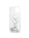 Hurtownia GSM - Etui Karl Lagerfeld KLHMP15MLGCHSGH Apple iPhone 15 Plus / 14 Plus kemény tok Liquid Glitter Choupette Head Magsafe átlátszó - KLD2083 - {ean13} - Hurt