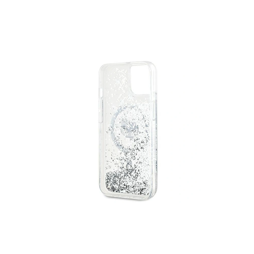Hurtownia GSM - Etui Karl Lagerfeld KLHMP15MLGCHSGH Apple iPhone 15 Plus / 14 Plus kemény tok Liquid Glitter Choupette Head Magsafe átlátszó - KLD2083 - {ean13} - Hurt