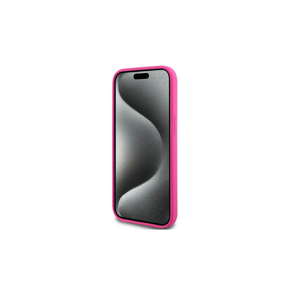 Hurtownia GSM - Etui Karl Lagerfeld KLHMP15MSCHPPLF Apple iPhone 15 Plus / 14 Plus hardcase Silicone Choupette Head MagSafe roz/pink - KLD2084 - {ean13} - Hurt