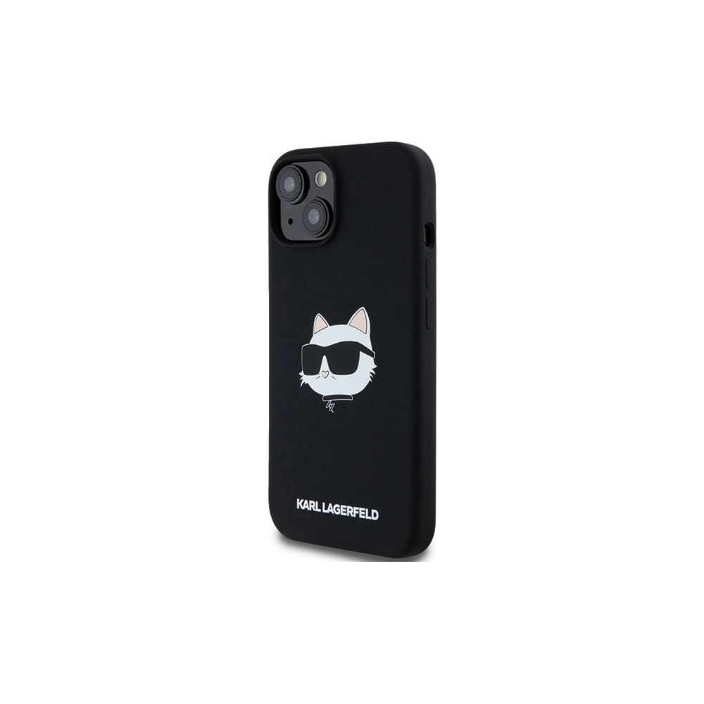 Hurtownia GSM - Etui Karl Lagerfeld KLHMP15MSCHPPLK Apple iPhone 15 Plus / 14 Plus tvrdý kryt silikon Choupette Head MagSafe černý/black - KLD2085 - {ean13} - Hurt
