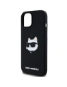 Hurtownia GSM - Etui Karl Lagerfeld KLHMP15MSCHPPLK Apple iPhone 15 Plus / 14 Plus hardcase Silicone Choupette Head MagSafe negru/black - KLD2085 - {ean13} - Hurt