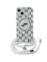 Hurtownia GSM - Etui Karl Lagerfeld KLHMP15SHCKCKLCT Apple iPhone 15 / 14 / 13 hardcase IML Crossbody Monogram Karl & Choupette Head MagSafe průhledné - KLD2086 - {ean13} - Hurt