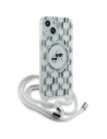 Hurtownia GSM - Etui Karl Lagerfeld KLHMP15SHCKCKLCT Apple iPhone 15 / 14 / 13 hardcase IML Crossbody Monogram Karl & Choupette Head MagSafe průhledné - KLD2086 - {ean13} - Hurt