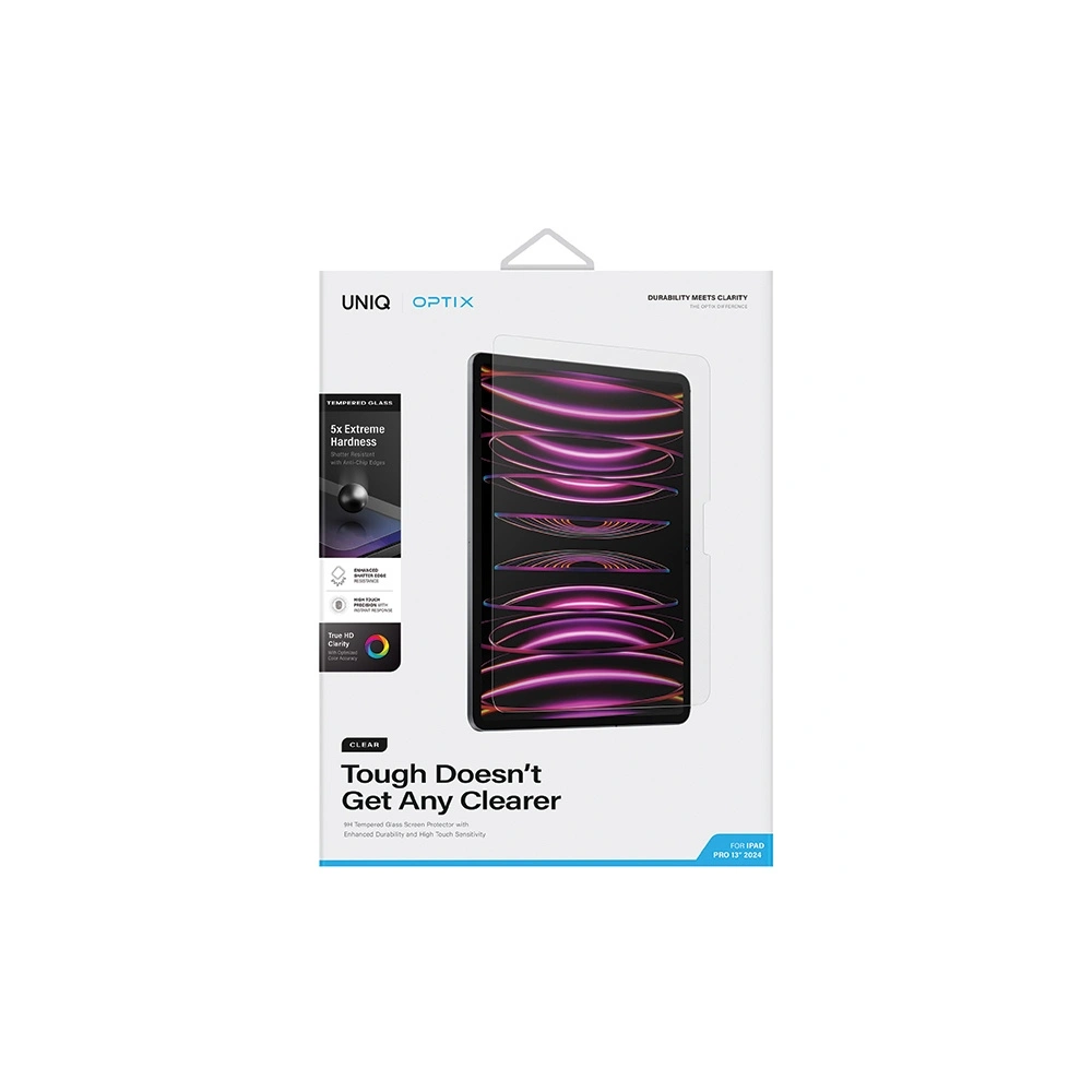 Hurtownia GSM - Gehärtetes Glas UNIQ Optix Clear Apple iPad Pro 13" 2024 (7. Generation) - UNIQ1171 - {ean13} - Hurt