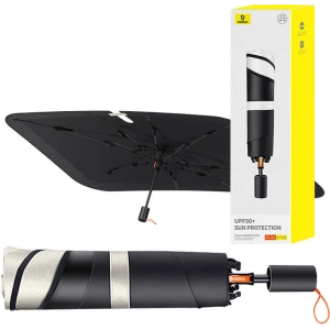 Hurtownia GSM - Osavenă de soare pentru mașină Baseus CoolRide dublu strat negru - BSU4898 - {ean13} - Hurt