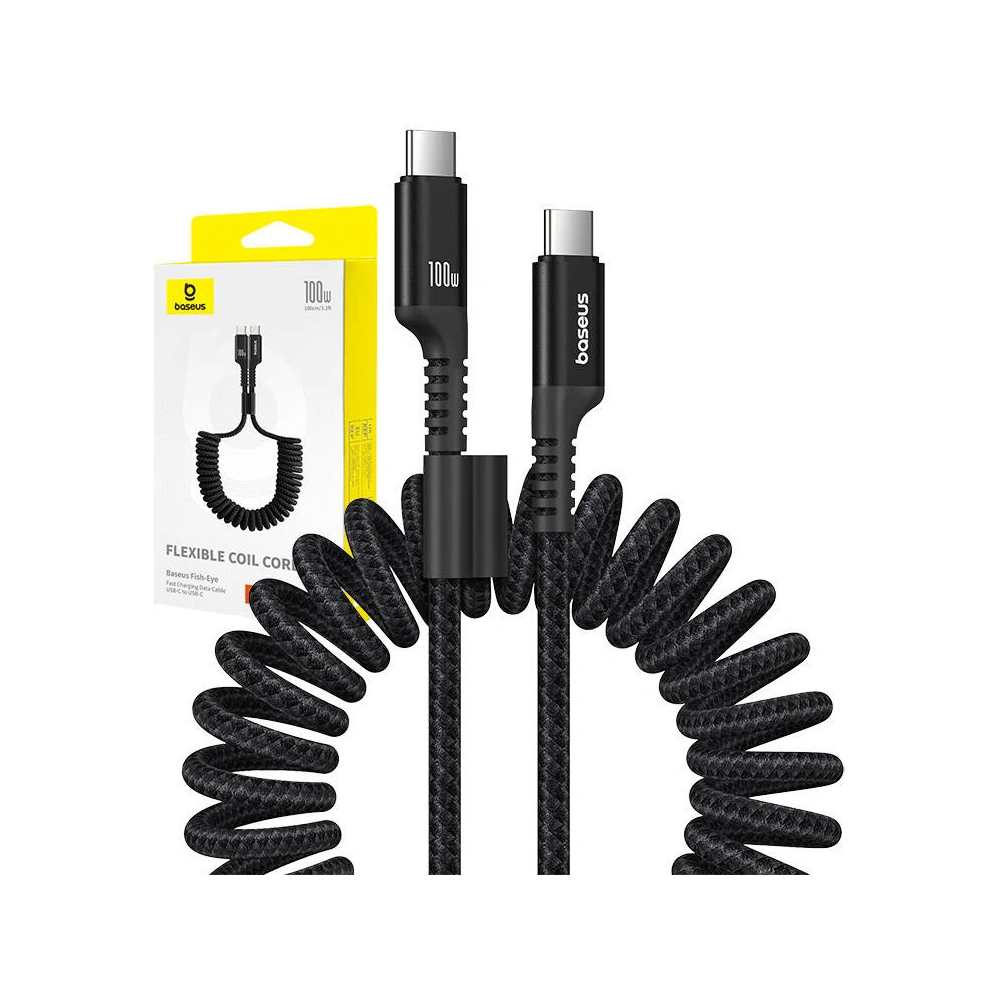 Hurtownia GSM - Kábel Baseus Fish-Eye USB-C / USB-C 100W 1m fekete - BSU4899 - {ean13} - Hurt