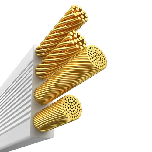 Kabel 3w1 Baseus Free2Draw USB-A / micro USB, Lightning, USB-C 3.5A 1.1m biały