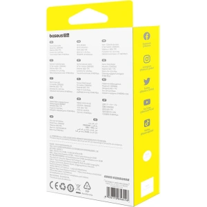 Hurtownia GSM - Cablul 3w1 Baseus Free2Draw USB-A / micro USB, Lightning, USB-C 3.5A 1.1m alb - BSU4901 - {ean13} - Hurt