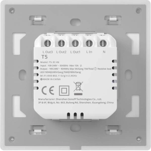 Wholesale Sonoff TX T5 3C 3-channel Wi-Fi smart touch wall switch - SNF157 - {ean13} - Hurt