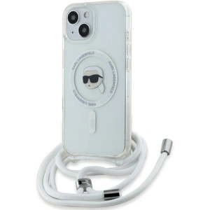 Hurtownia GSM - Case Karl Lagerfeld KLHMP15SHCKHNT Apple iPhone 15 / 14 / 13 Hardcase Crossbody IML Karl Head Magsafe transparent - KLD2087 - {ean13} - Hurt