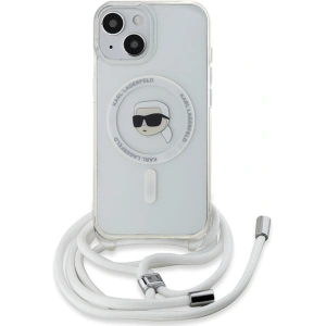 Hurtownia GSM - Case Karl Lagerfeld KLHMP15SHCKHNT Apple iPhone 15 / 14 / 13 Hardcase Crossbody IML Karl Head Magsafe transparent - KLD2087 - {ean13} - Hurt