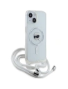 Hurtownia GSM - Case Karl Lagerfeld KLHMP15SHCKHNT Apple iPhone 15 / 14 / 13 Hardcase Crossbody IML Karl Head Magsafe transparent - KLD2087 - {ean13} - Hurt
