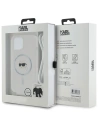 Hurtownia GSM - Case Karl Lagerfeld KLHMP15SHCKHNT Apple iPhone 15 / 14 / 13 Hardcase Crossbody IML Karl Head Magsafe transparent - KLD2087 - {ean13} - Hurt