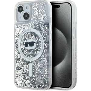 Hurtownia GSM - Case Karl Lagerfeld KLHMP15SLGCHSGH Apple iPhone 15 / 14 / 13 Hardcase Liquid Glitter Choupette Head Magsafe transparent - KLD2088 - {ean13} - Hurt