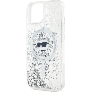 Hurtownia GSM - Case Karl Lagerfeld KLHMP15SLGCHSGH Apple iPhone 15 / 14 / 13 Hardcase Liquid Glitter Choupette Head Magsafe transparent - KLD2088 - {ean13} - Hurt