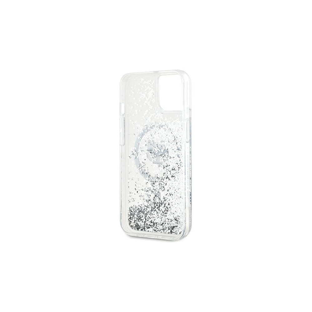 Hurtownia GSM - Case Karl Lagerfeld KLHMP15SLGCHSGH Apple iPhone 15 / 14 / 13 Hardcase Liquid Glitter Choupette Head Magsafe transparent - KLD2088 - {ean13} - Hurt