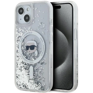 Hurtownia GSM - Case Karl Lagerfeld KLHMP15SLGKISGH Apple iPhone 15 / 14 / 13 Hardcase Liquid Glitter Karl Head Magsafe transparent - KLD2089 - {ean13} - Hurt