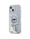 Hurtownia GSM - Case Karl Lagerfeld KLHMP15SLGKISGH Apple iPhone 15 / 14 / 13 Hardcase Liquid Glitter Karl Head Magsafe transparent - KLD2089 - {ean13} - Hurt